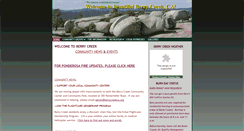 Desktop Screenshot of berrycreekca.org